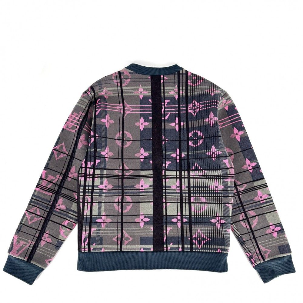 【新品】ルイヴィトン モノグラム ジャガード スウェット トレーナー ルイヴィトン トレーナー サイズS メンズ美品 モノグラムジャガード