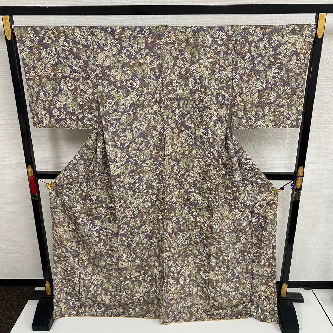 着物◆小紋　縞◆トールサイズ　正絹 トールサイズ小紋 | トールサイズのためのリサイクル着物セレクト