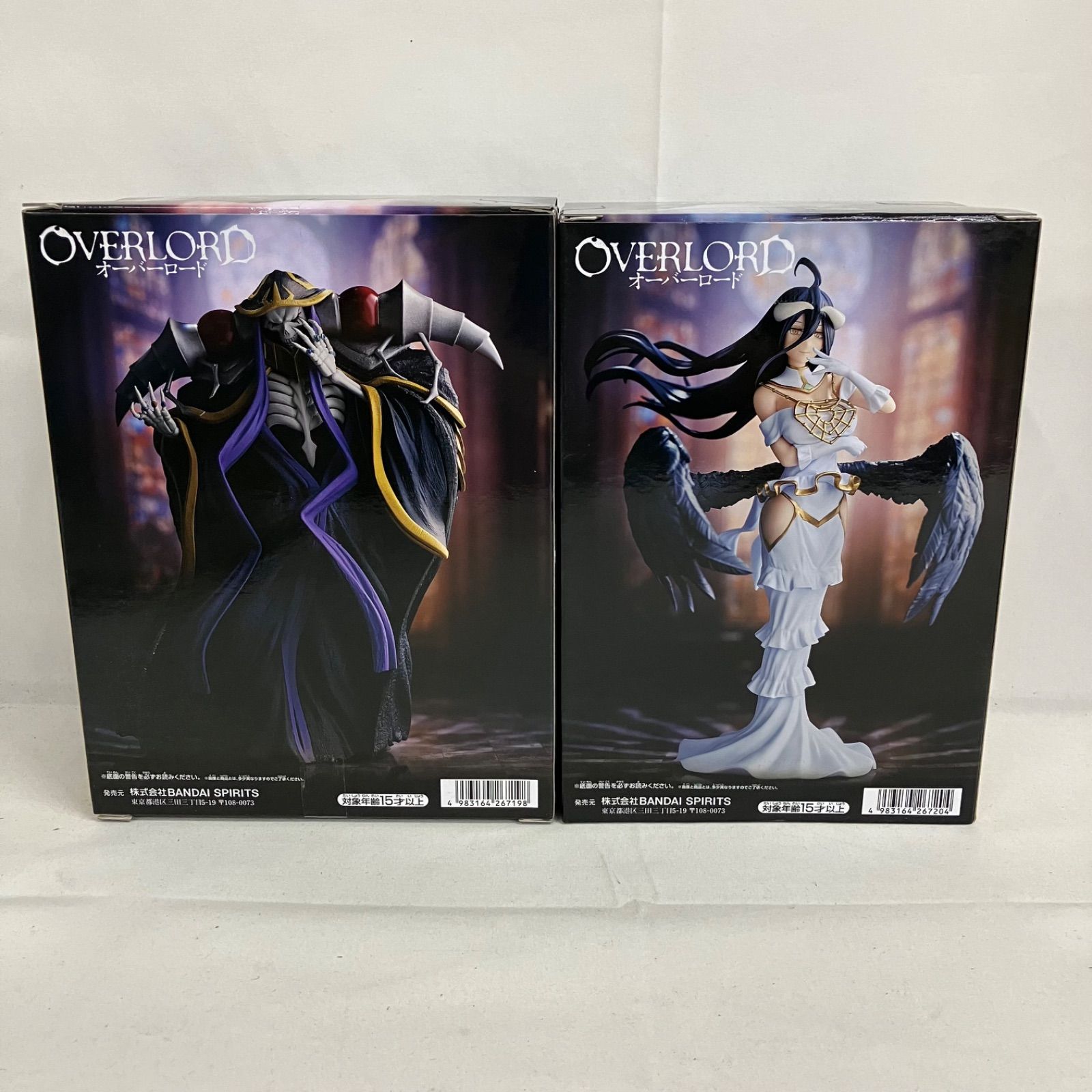 未開封 OVERLORD アルベド アインズ・ウール・ゴウン フィギュア 4個