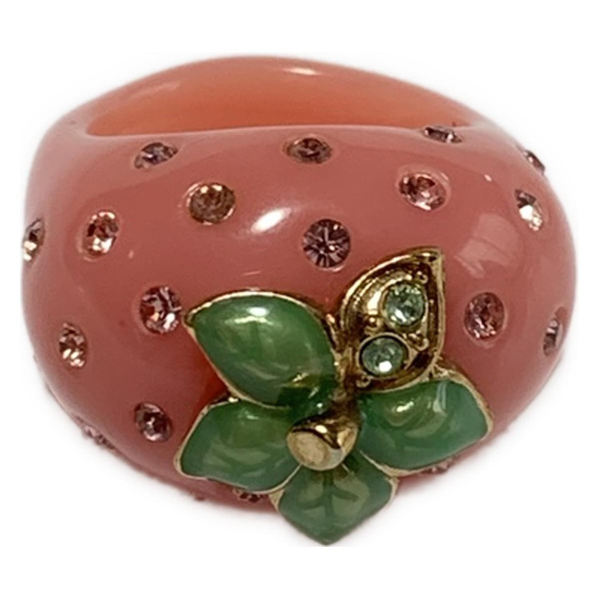 ANNA SUI アナスイ】いちごモチーフリング/赤/11～12号 ANNA SUI