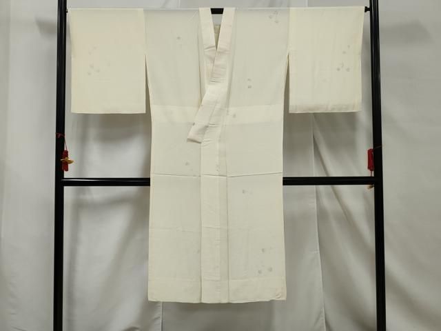 平和屋着物○長襦袢 無双仕立て 草花文 正絹 逸品 AAAY5614ph