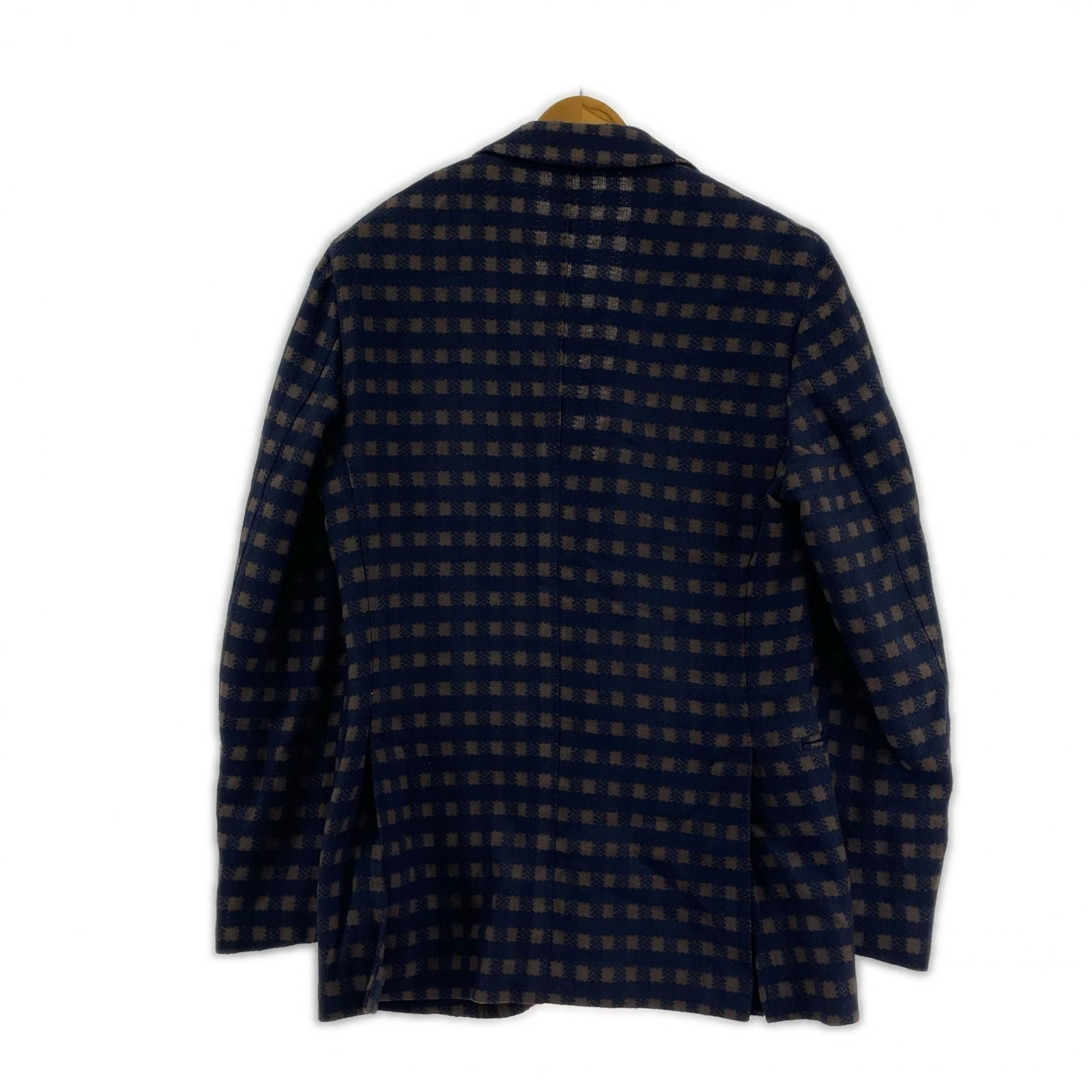 LARDINI ラルディーニ チェック柄テーラードジャケット size44