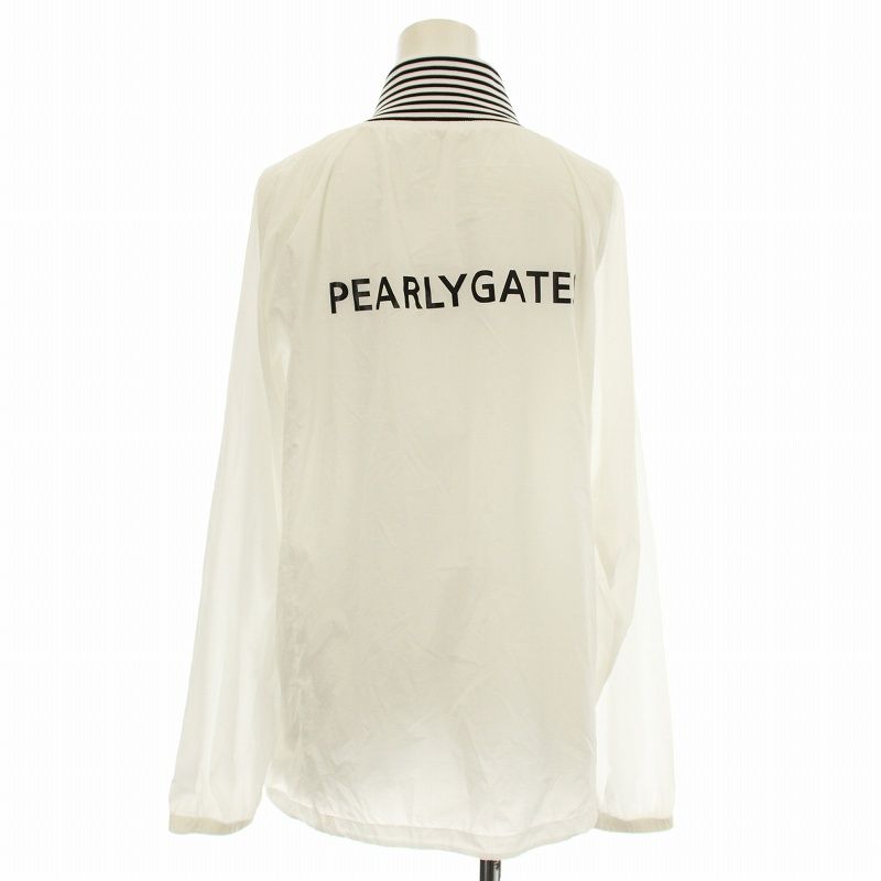 パーリーゲイツ　ナイロンジャケット　ホワイト　ゴルフウェア パーリーゲイツ PEARLY GATES ゴルフウェア ナイロンジャケット 055