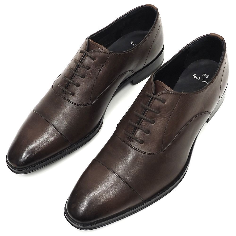 Paul Smith ダークブラウン ドレスシューズ 7 Smith ドレスシューズ
