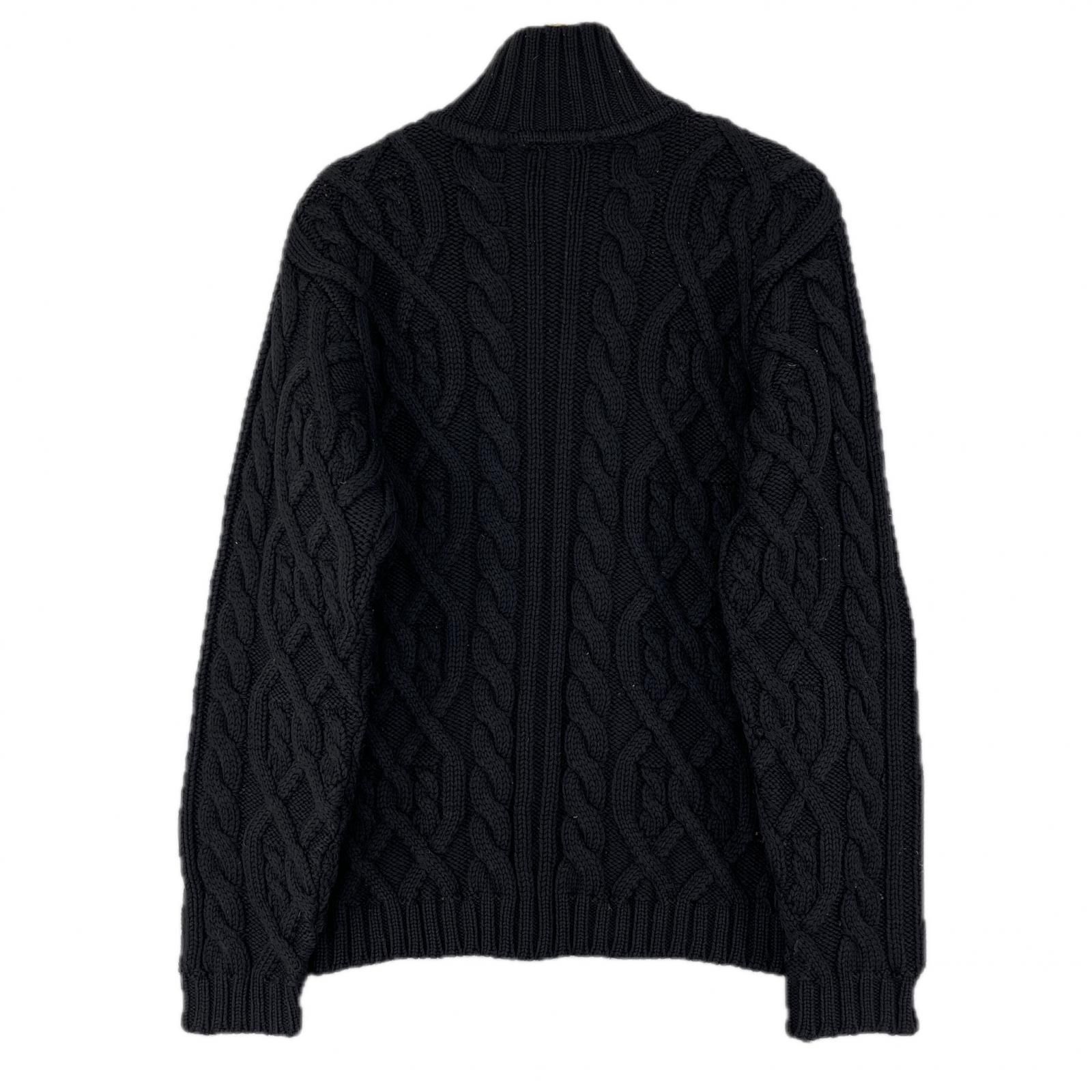 KENZO HOMME ケンゾーオム ケーブル編み ダブルジップ ドライバーズ 
