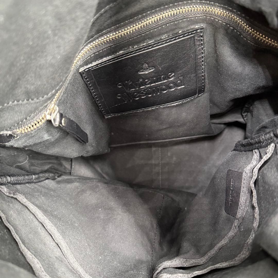 美品】Vivienne リュックサック バックパック A4可 ナイロン 黒色