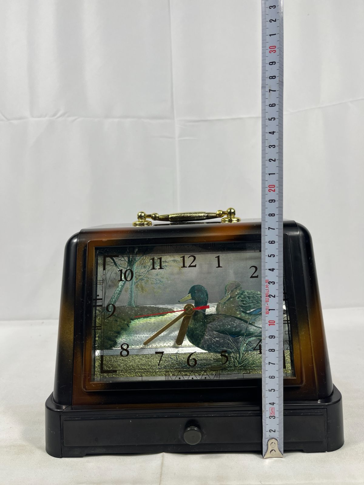 ジャンク品 時計 置き時計 キーボックス 貴重品 昭和レトロ 昭和