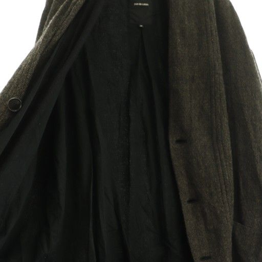 美品✨パドカレ 21aw ヘリンボーン ウールコート ロング ADAM ET ROPE'（アダムエロペ） ステンカラーコート コート ウール