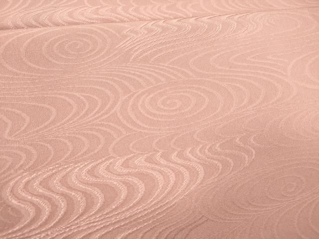 平和屋着物●全通柄九寸名古屋帯　流水地紋　紅梅色　正絹　逸品　DAAZ4363cm 平和屋着物○全通柄九寸名古屋帯 流水地紋 紅梅色 正絹