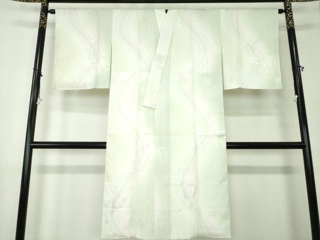 平和屋着物□上質な長襦袢 無双仕立て 霞地紋 暈し染め 半衿刺繍 逸品