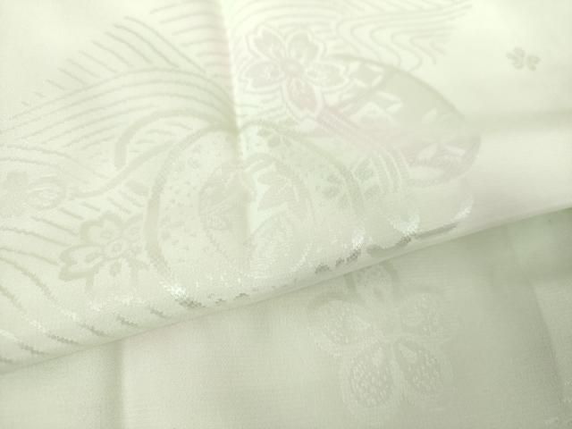 平和屋着物●上質な長襦袢　袷　鼓花地紋　暈し染め　正絹　逸品　未使用　DAAZ0705ps 平和屋着物○上質な長襦袢 袷 鼓花地紋 暈し染め 正絹 逸品 未使用