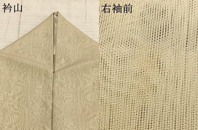 平和屋着物▽訪問着 無双 紗袷 紗×紗 手描き 萩文 正絹