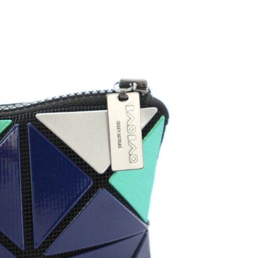 【中古】バオバオ イッセイミヤケ プリズムポーチ 化粧ポーチ ビニール 青 ブルー 黒 BB13-AG121 レディース バオバオ イッセイミヤケ BAOBAO ISSEY MIYAKE ルーセントプリズム