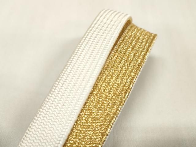 平和屋着物●和装小物　帯締め・帯揚げセット　礼装用　中国三大刺繍 汕頭刺繍　雪輪菊文　手組　高麗組　金糸　逸品　未使用　DAAV8235zzz 平和屋着物○和装小物 帯締め・帯揚げセット 礼装用 中国三大刺繍 汕頭