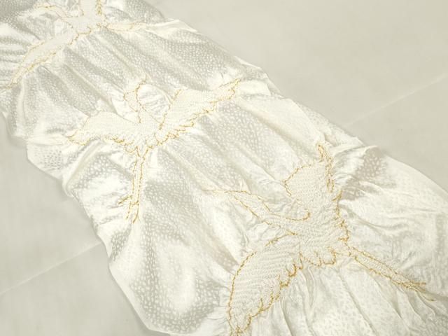 平和屋着物○和装小物 帯締め・帯揚げセット 礼装用 柄絞り 飛鶴 組紐