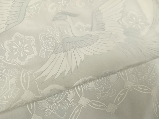 平和屋着物○長襦袢 無双仕立て 跳兎 ススキ 月 十五夜 半衿刺繍 正絹