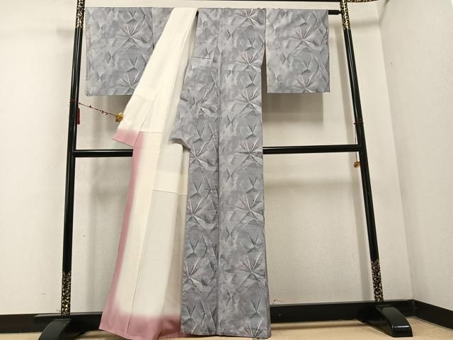 平和屋着物○本場大島紬 白大島 花尽くし 正絹 逸品 AABD0994ph - メルカリ