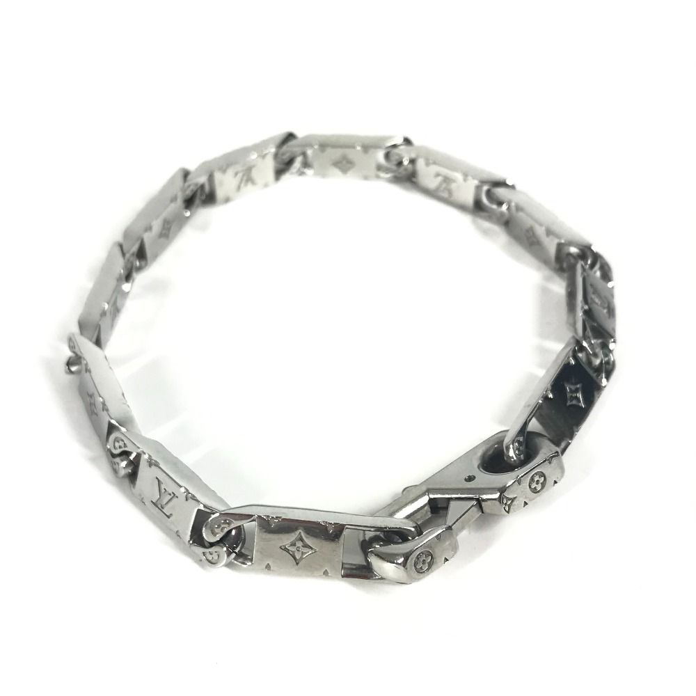 ルイヴィトン モノグラム タイドアップ ブレスレット シルバー メタル LOUIS VUITTON ルイヴィトン ブレスレット ブレスレット・モノグラム