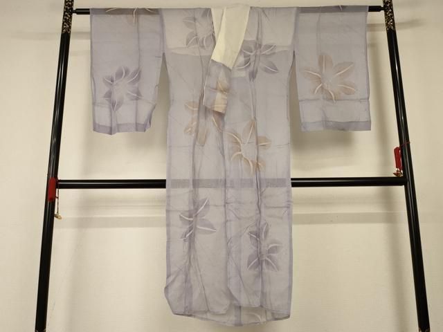 平和屋着物＊夏物　長襦袢　紗　舞花文　麻　逸品　AABD3394jd 平和屋着物＊夏物 長襦袢 紗 舞花文 麻 逸品 AABD3394jd 【公式通販】