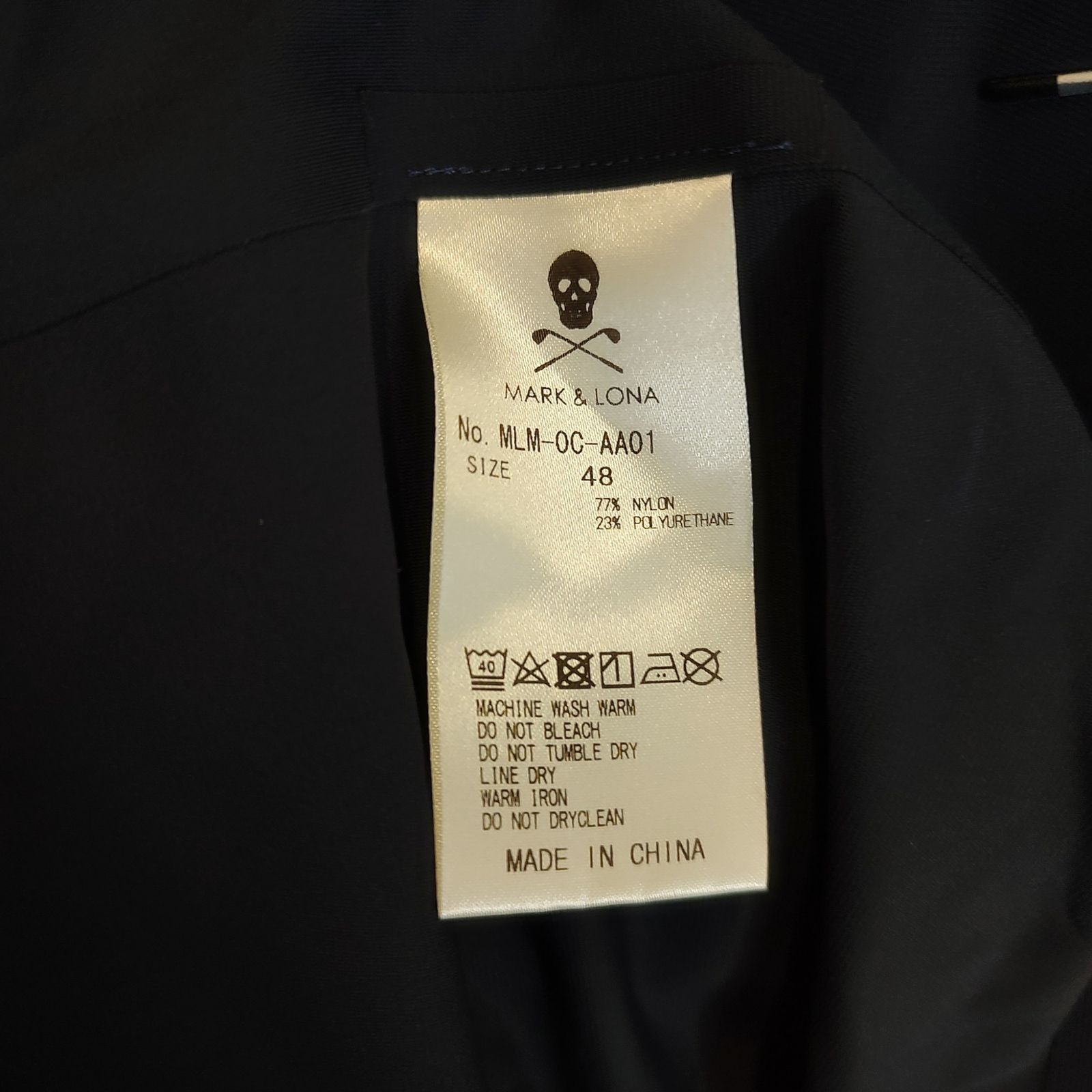 MARK&LONA マークアンドロナ ゴルフ 20AW Jaded Punching Mock neck