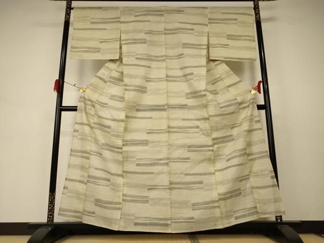 平和屋着物＊夏物　小紋　紗　横段文　洗える着物　AABD4487jd 平和屋着物＊夏物 小紋 紗 横段文 洗える着物 AABD4487jd - メルカリ