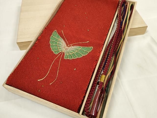 平和屋着物○和装小物 帯締め・帯揚げセット 礼装用 正倉院花文 金糸