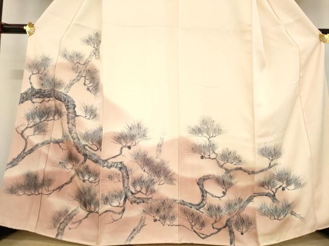 平和屋着物○訪問着 霞文 暈し染め 正絹 逸品 AABD1572ck 平和屋