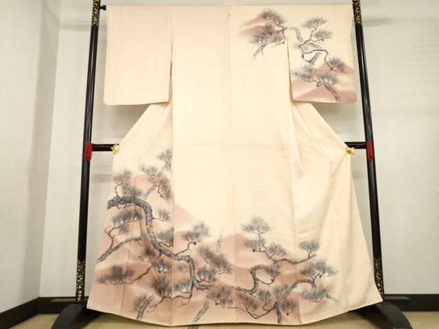 平和屋着物●訪問着　作家物　手描き　童子遊び　暈し染　正絹　逸品　DAAX9883fe 平和屋着物○訪問着 作家物 手描き 童子遊び 暈し染 正絹 逸品