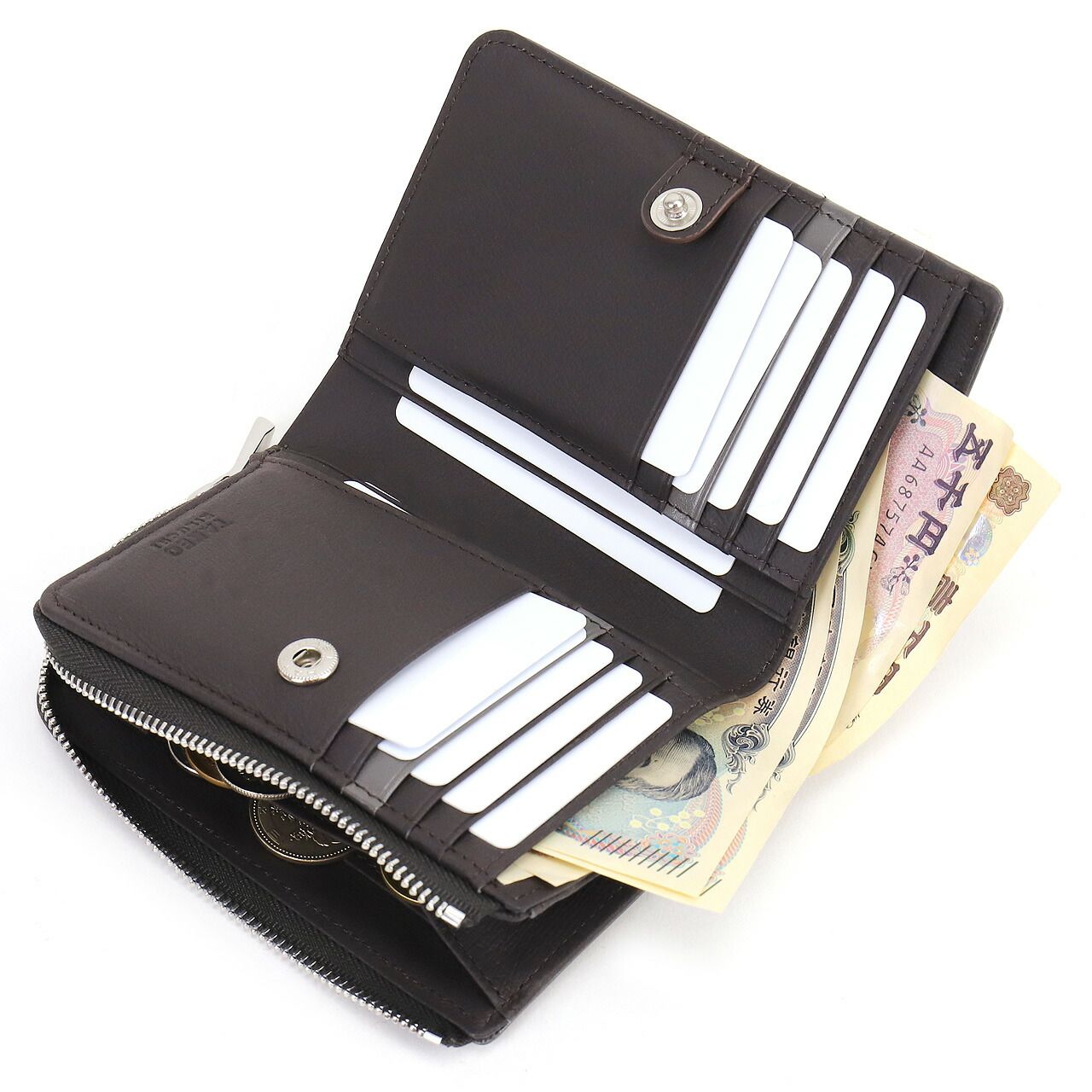 メンズ　小物 楽天市場】タケオキクチ 財布 メンズ ブランド 本革 三つ折り財布