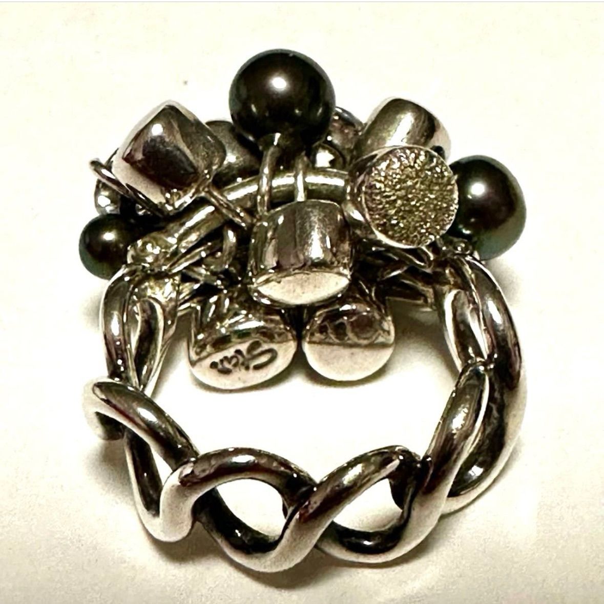 スタージュエリー STAR JEWELRY 指輪 リング SV925 ラインストーン