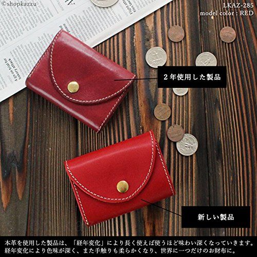 BAGGY PORT バギーポート 三つ折り財布 牛革 栃木レザー ミニ財布 キャメル 【LKAZ-285】 [ウェア&シューズ] [キャメル]