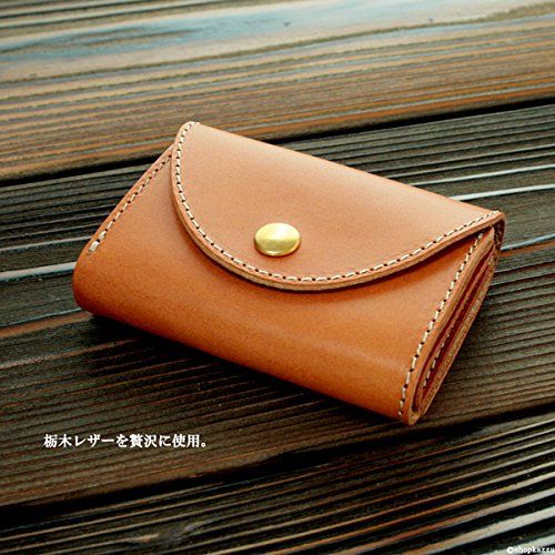 BAGGY PORT バギーポート 三つ折り財布 牛革 栃木レザー ミニ財布 キャメル 【LKAZ-285】 [ウェア&シューズ] [キャメル]
