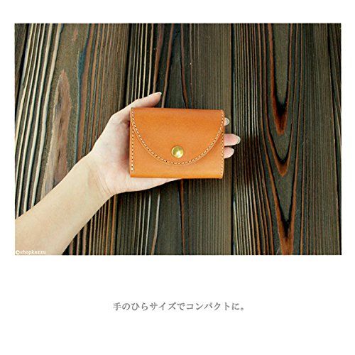 BAGGY PORT バギーポート 三つ折り財布 牛革 栃木レザー ミニ財布 キャメル 【LKAZ-285】 [ウェア&シューズ] [キャメル]