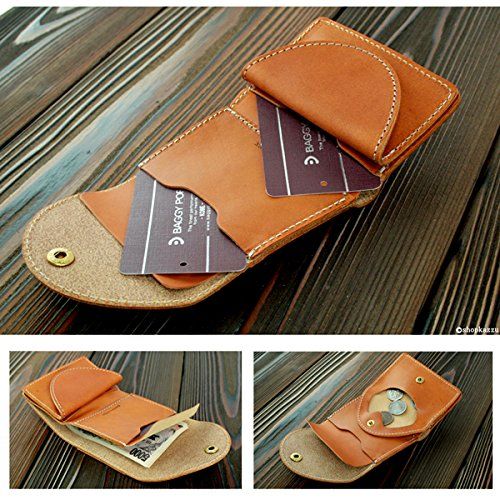 BAGGY PORT バギーポート 三つ折り財布 牛革 栃木レザー ミニ財布 キャメル 【LKAZ-285】 [ウェア&シューズ] [キャメル]