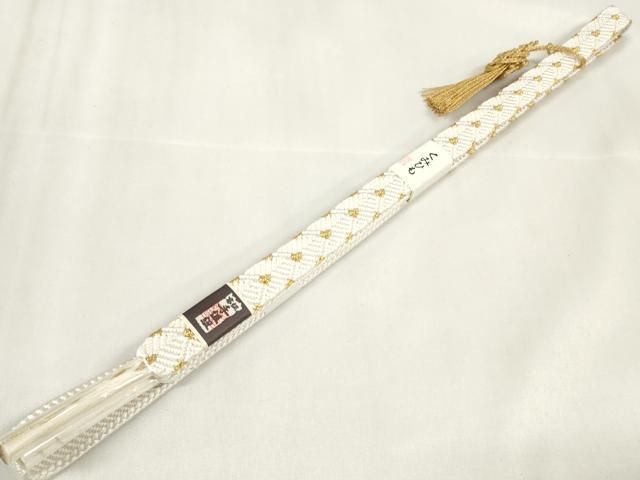 平和屋着物○和装小物 帯締め・帯揚げセット 礼装用 松竹梅 金糸 手