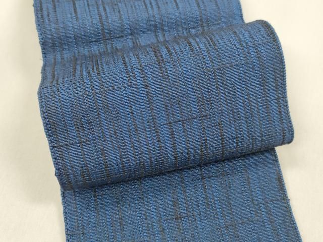 平和屋着物●男性　両面　角帯　鉄紺色　紺瑠璃色　正絹　逸品　DAAZ4148cm 平和屋着物○男性 両面 角帯 鉄紺色 紺瑠璃色 正絹 逸品 DAAZ4148cm