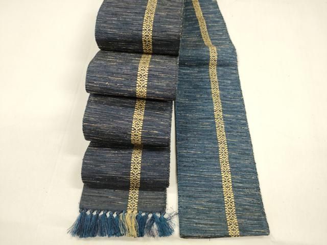 平和屋着物●男性 角帯 間道 正絹 逸品 DAAZ4154cm