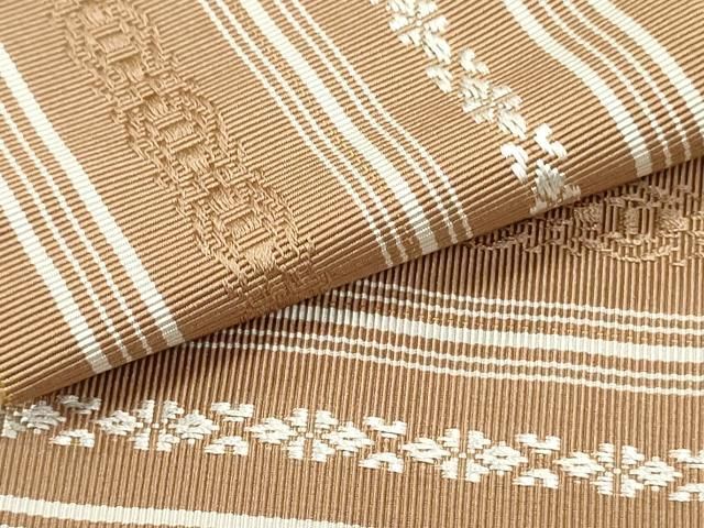 平和屋着物○男性 本場筑前博多織 両面 角帯 献上 献上 正絹 逸品