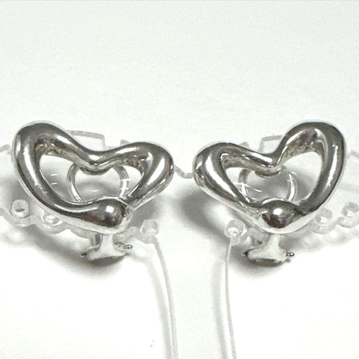 ティファニー Tiffany&Co. イヤリング オープンハート シルバー SV925