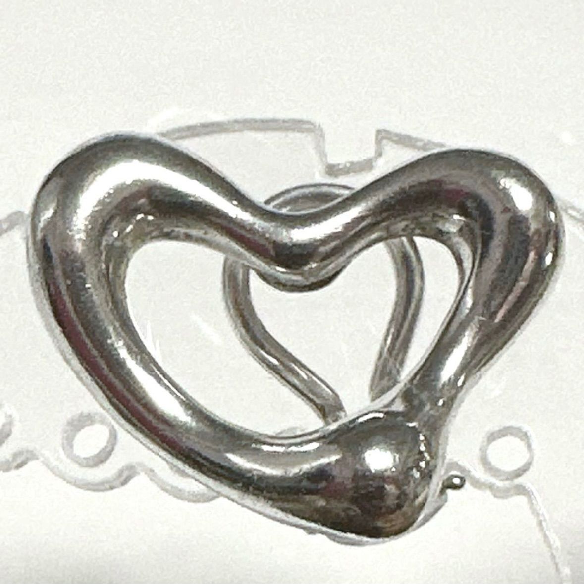 ティファニー Tiffany&Co. イヤリング オープンハート シルバー SV925