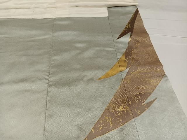 平和屋着物○豪華色留袖 刺繍 立波文 金彩 高島屋扱い 正絹 逸品