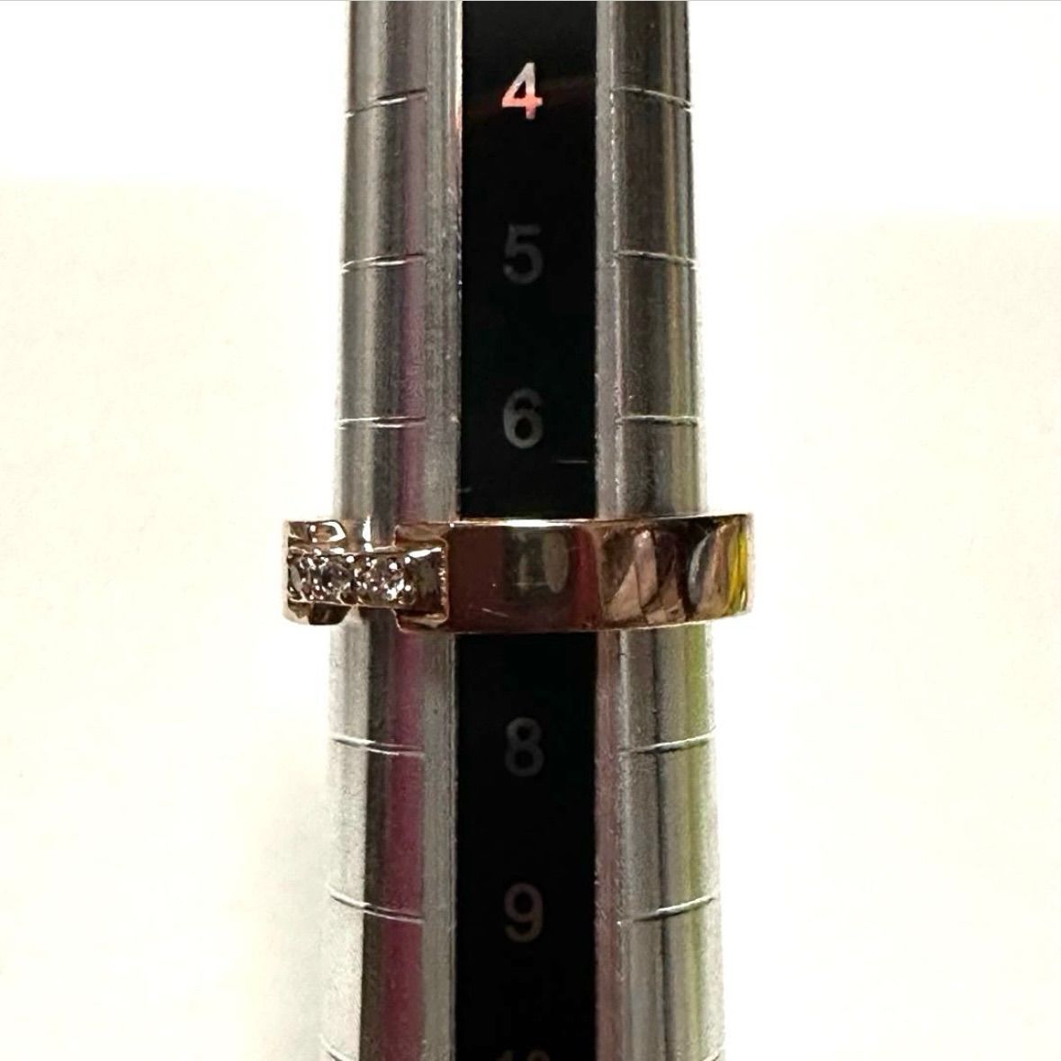 美品 エテ ETE 指輪 リング SV925 透明石 ジルコニア ピンクゴールド 美品 エテ ETE 指輪 リング SV925 透明石 ジルコニア ピンクゴールド
