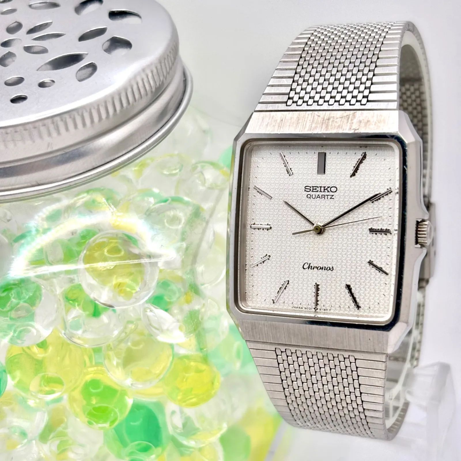 【稼働】SEIKO Chronos 腕時計 メンズ 新品電池 シルバー 新品電池】SEIKO セイコー Chronos クロノス メンズ 腕時計 シルバー