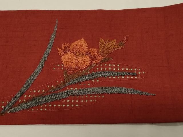 平和屋着物○アンティーク 大正ロマン 中国三大刺繍 相良刺繍 総刺繍