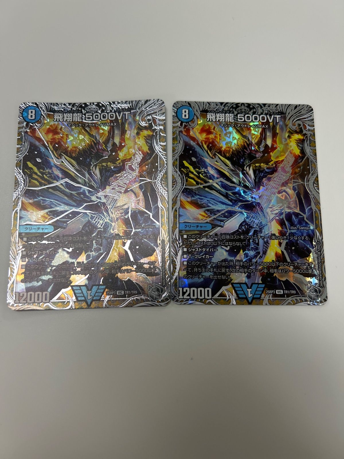 デュエルマスターズ 飛翔龍5000VT 銀トレジャー 2枚 - メルカリ