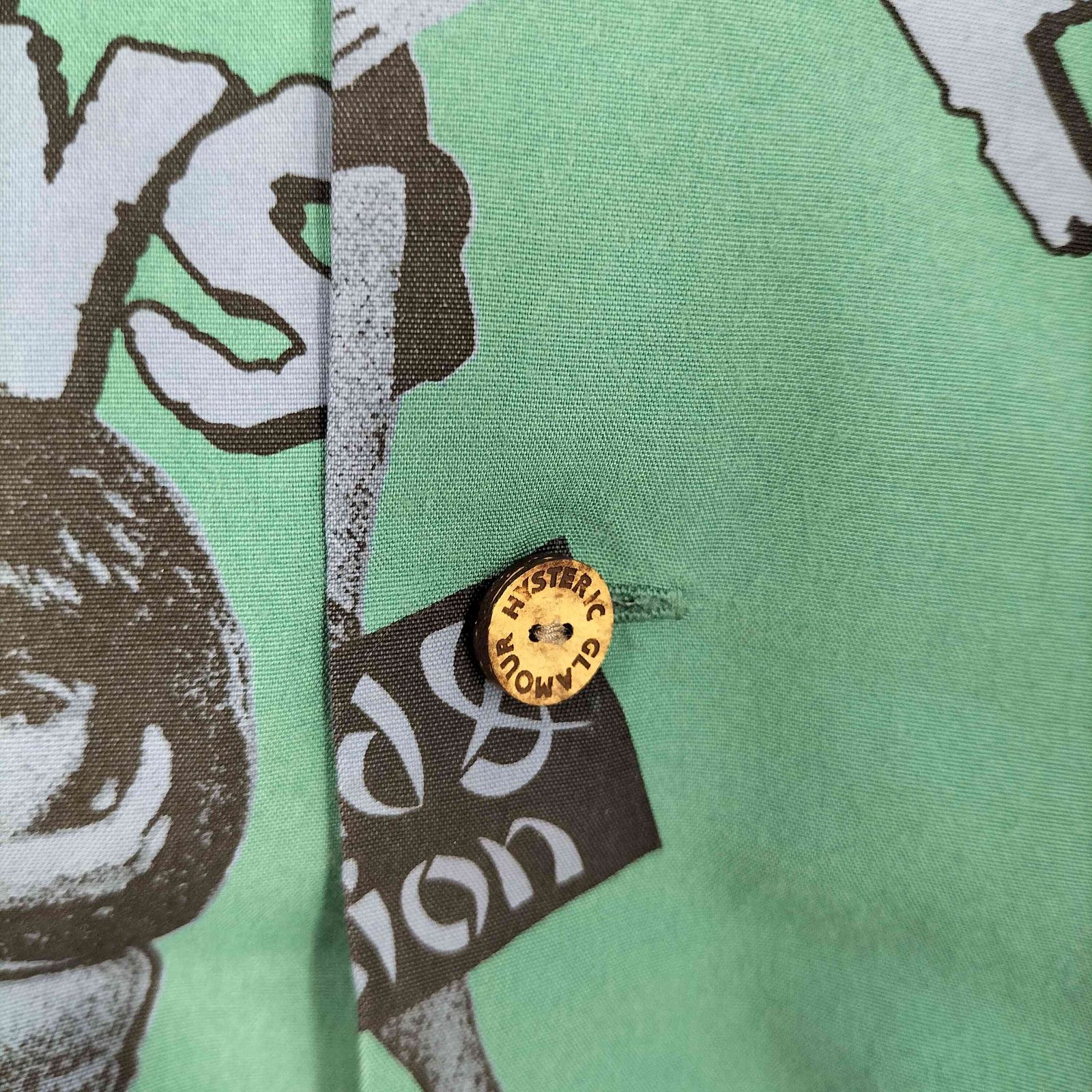 ヒステリックグラマー HYSTERIC GLAMOUR 21SS MONDO VISION柄 アロハ