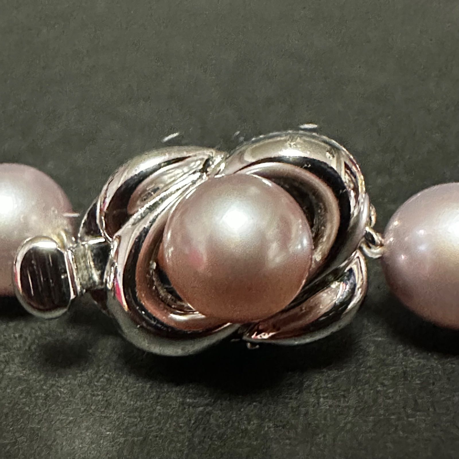 タサキ TASAKI 田崎真珠 ネックレス SV 真珠 パール 約7.0-8.1mm 