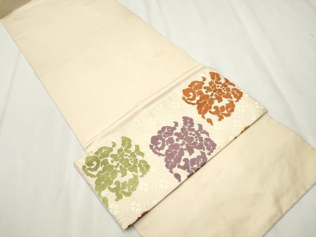 平和屋着物○つけ帯 唐織 人物文 金糸 正絹 逸品 CABA2175dy 平和屋