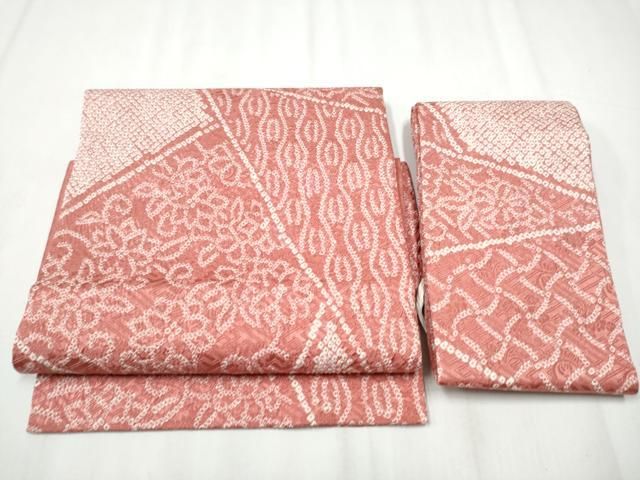 平和屋着物□極上 名門 藤娘きぬたや・総絞り 九寸開き