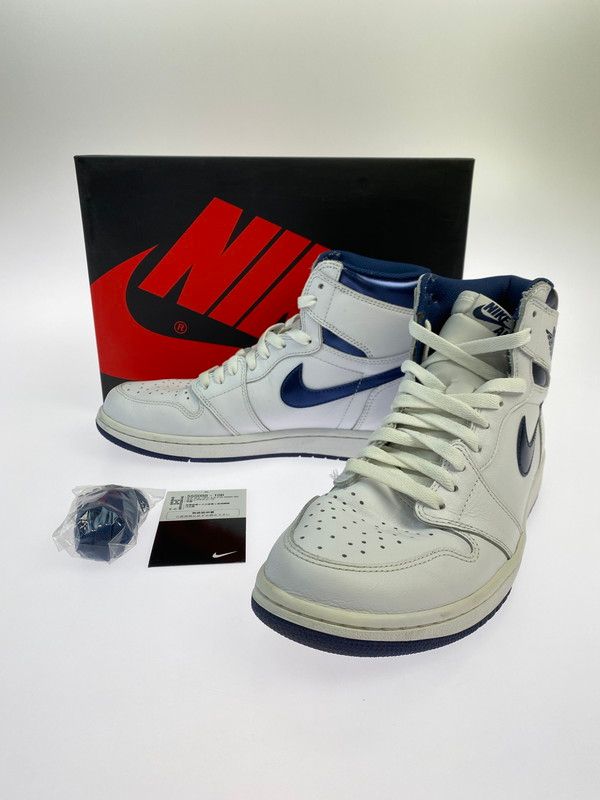 品】NIKE ナイキ AIR JORDAN 1 RETRO HIGH OG LLIC NAVY (2016